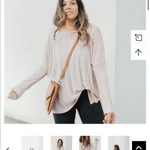 CJLA light pink Evelyn pullover